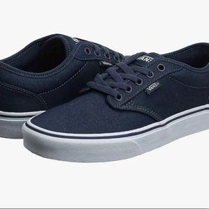 Vans women 9 men 7.5 Off The Wall Blue lace up